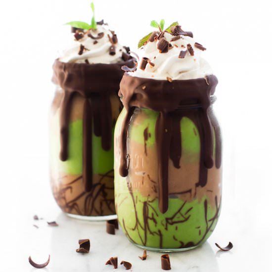 Mint Chocolate Shamrock Smoothie