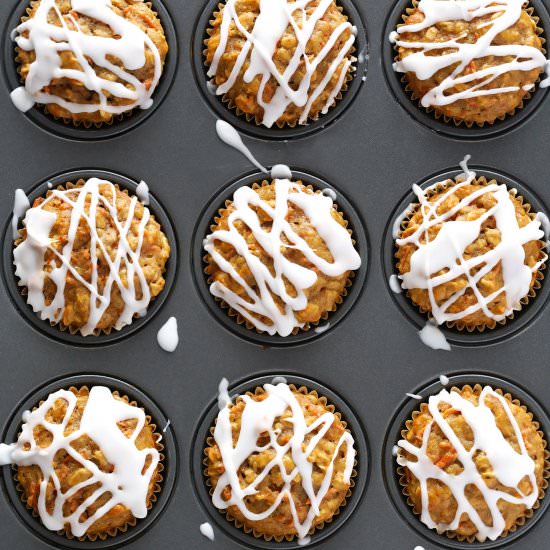 Wholesome Carrot Muffins