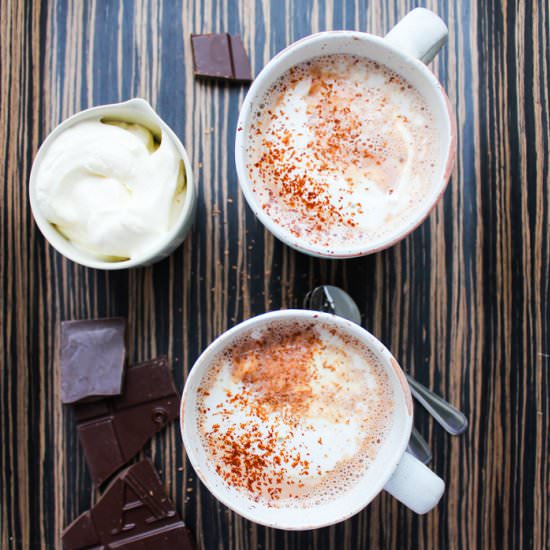 Homemade-Nutella Hot Chocolate