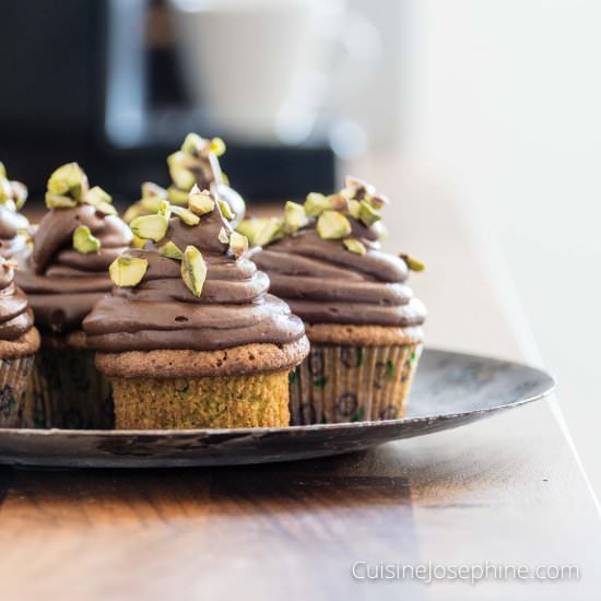 Gluten free Pistachio Cupcakes