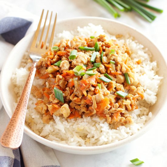 Easy Teriyaki Chicken Rice Bowls