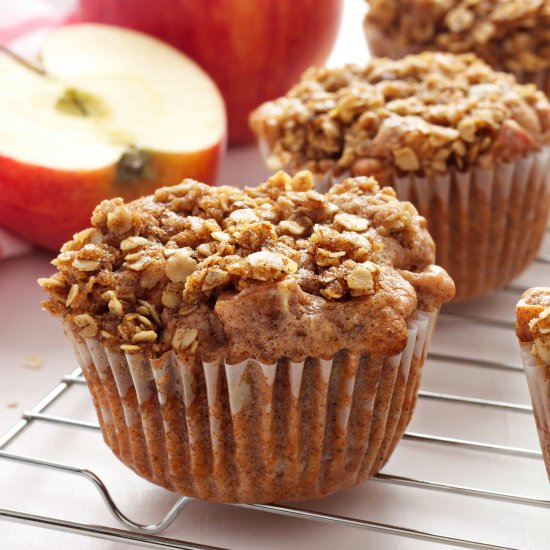 Apple Crumble Muffins