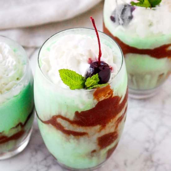 Boozy Shamrock Shakes