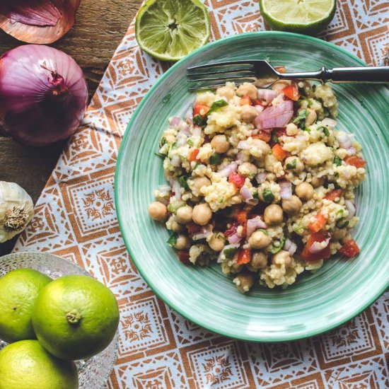 Chickpea Salad with Millet