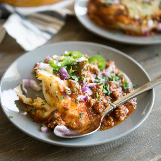 Paleo Beef Chili Casserole