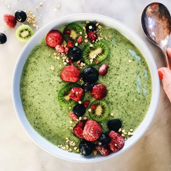 Very Green Matcha Smoothie Bowl