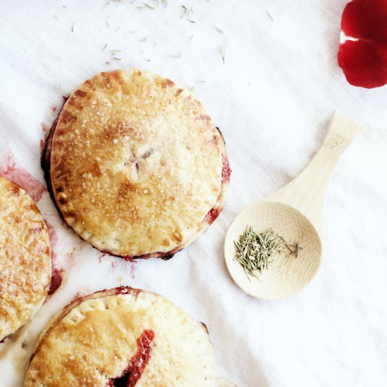 Strawberry Thyme Hand Pies