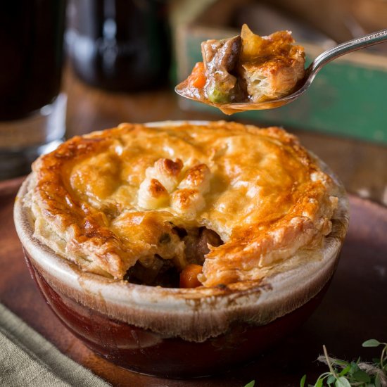 Beef and Stout Pies