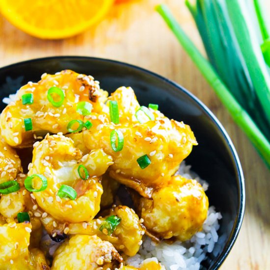 Chinese Orange Cauliflower