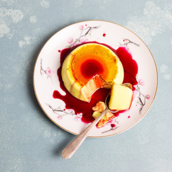 Vanilla and Turmeric Pannacotta