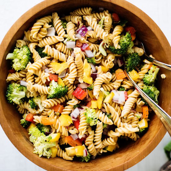 Simple Veggie Pasta Salad