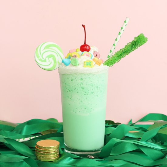 Homemade Shamrock Shake