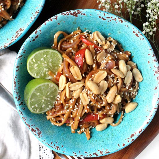 Szechuan-Style Vegetable Noodles