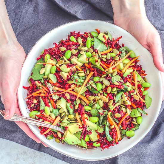 Bright Beet Salad + Quinoa