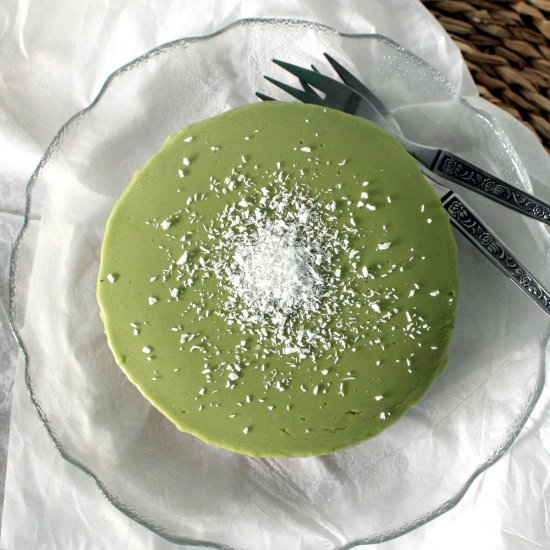 Coconut Matcha Mini Pie