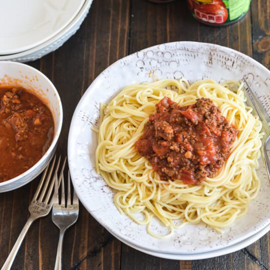 Slow Cooker Spaghetti Sauce