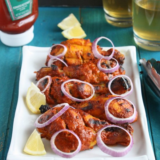 Tandoori Chicken in Oven