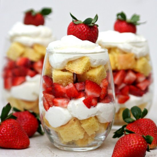 Strawberry Shortcake Parfaits