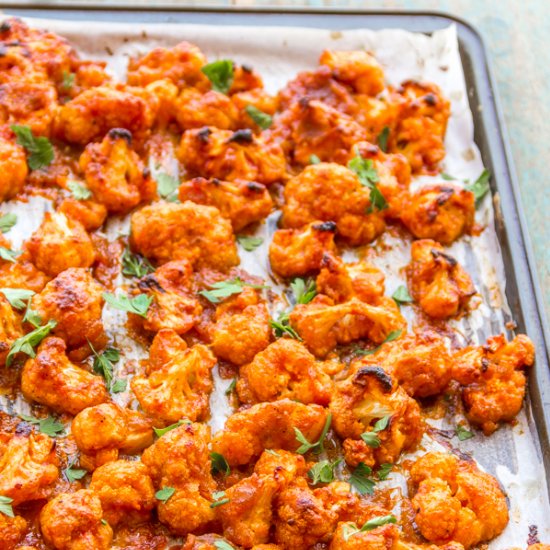 Buffalo Cauliflower Bites