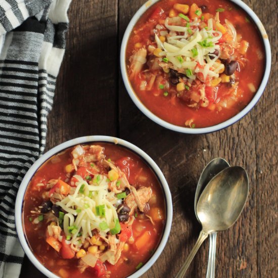 Slow Cooker Chicken Chili