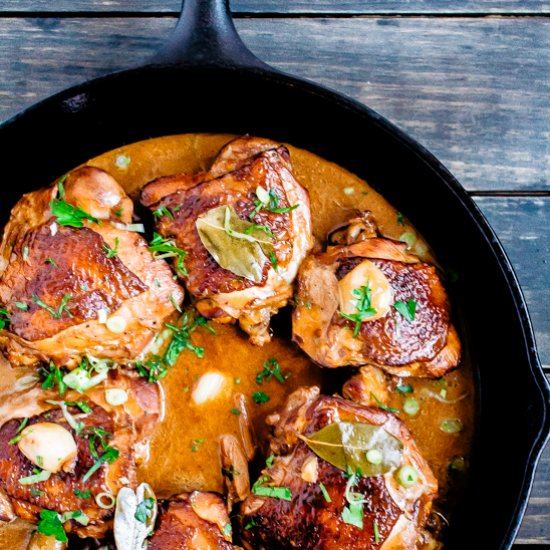 Chicken Adobo with Coconut Milk