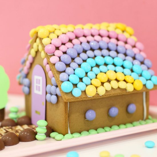 DIY Easter Bunny Gingerbread House