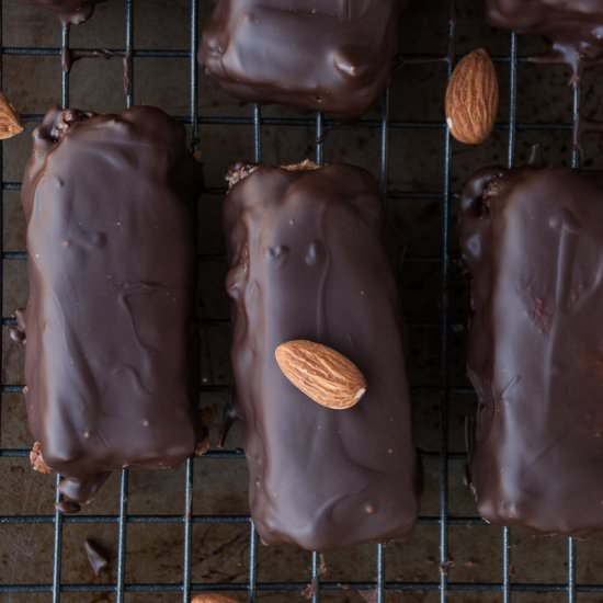 Chocolate Almond Butter Crispy Bars