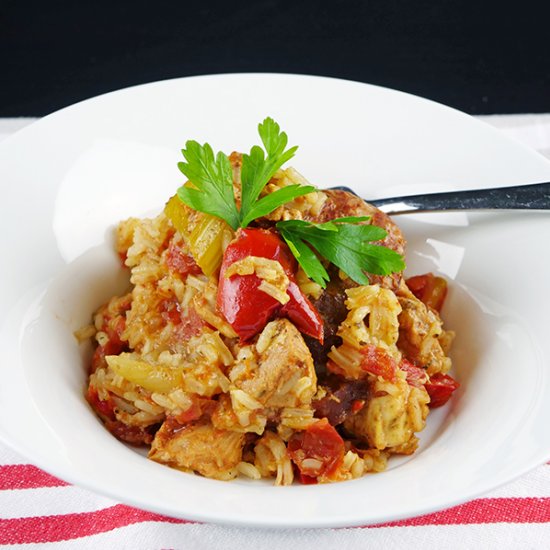 Slow Cooker Chicken Jambalaya