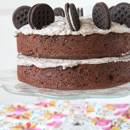 Gluten-Free Cookies and Cream Cake