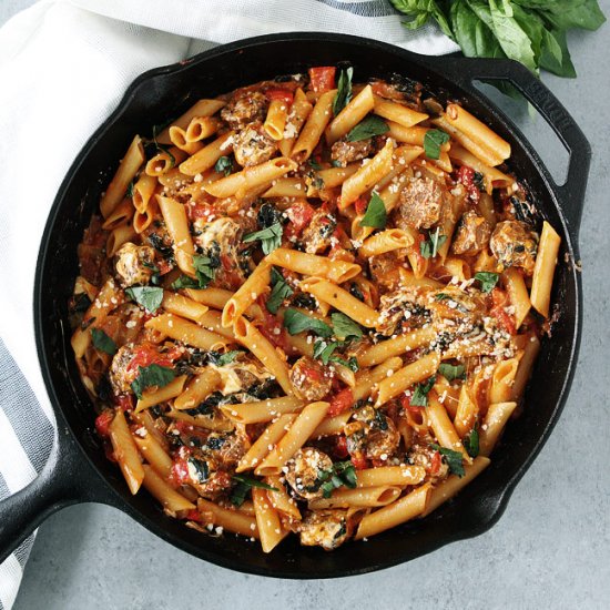 One Pot Sausage Pasta