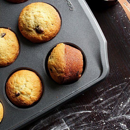 Banana Chocolate Chip Muffins