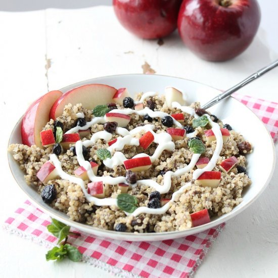 Apple Cinnamon Breakfast Quinoa