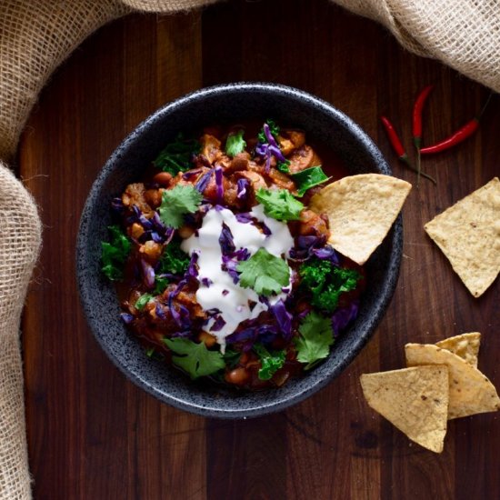 Cauliflower + Bean Chili