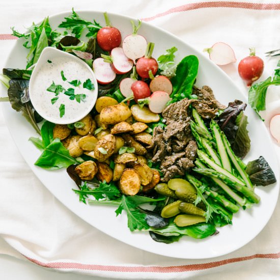 Spring Steak and Potato Salad