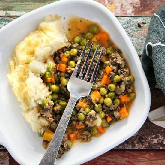 Shepherds Pie w/ Turkey & Mushrooms