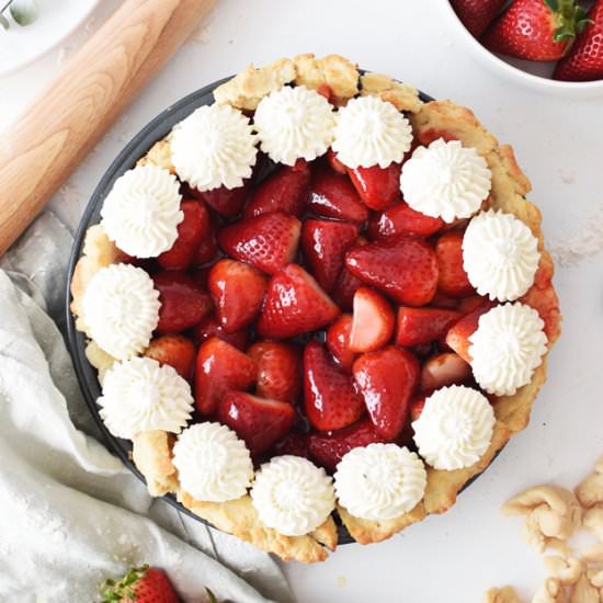 Homemade Fresh Strawberry Pie