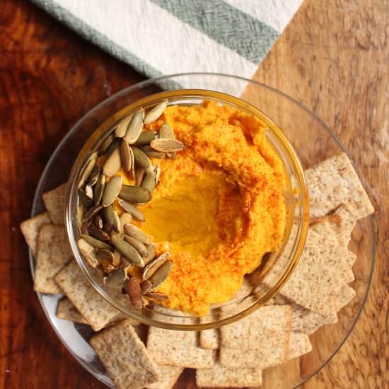 Roasted carrot hummus