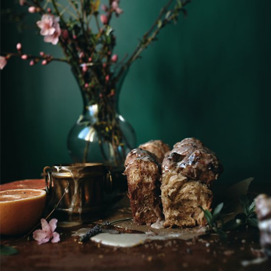 Cinnamon Grapefruit Bread w/ Glaze