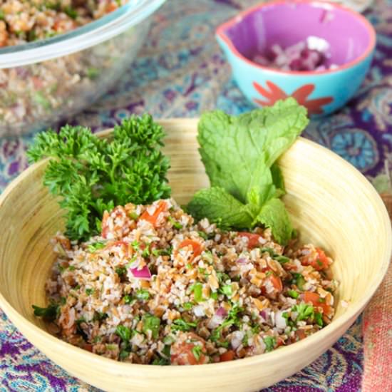 Super Simple Tabouli (Oil Free)