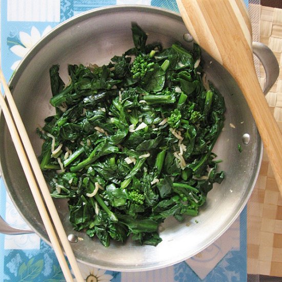 Chinese Broccoli w/ Dried Radish