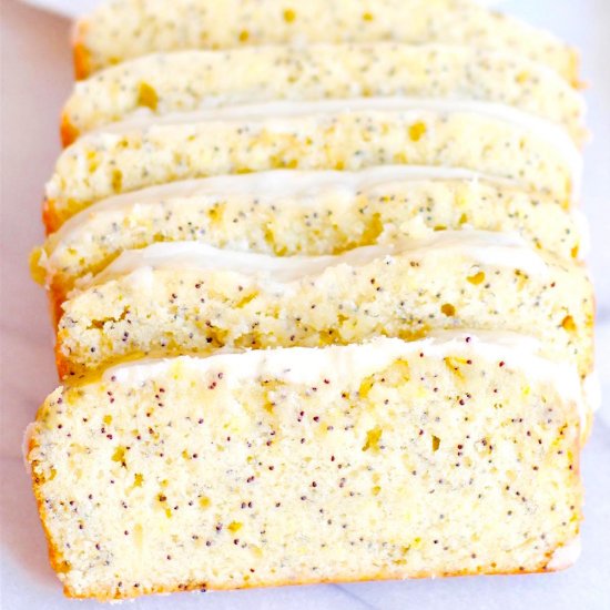 Glazed Lemon Poppy Seed Loaf