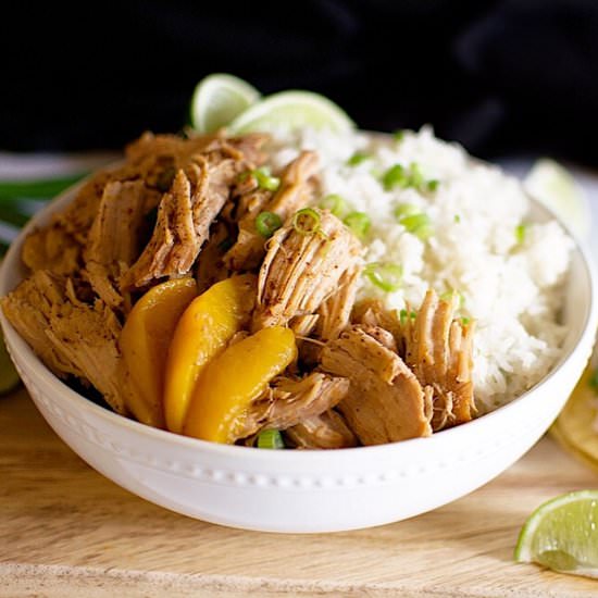 Chipotle Peach Pork Roast