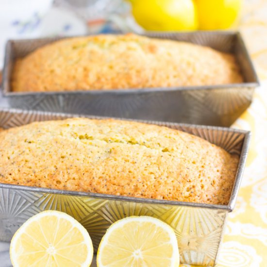 Lemon Poppy Seed Loaf Cakes