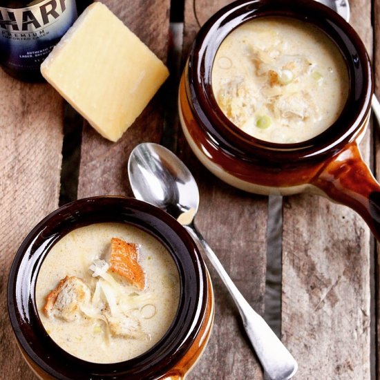 Irish Beer Cheese Soup