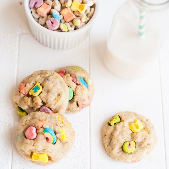 Lucky Charms Cereal Cookies