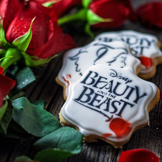 Beauty and the Beast Sugar Cookies