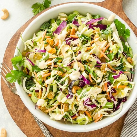 Coleslaw with Creamy Curry Dressing