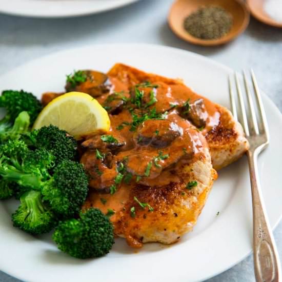 Paprika Pork Schnitzel