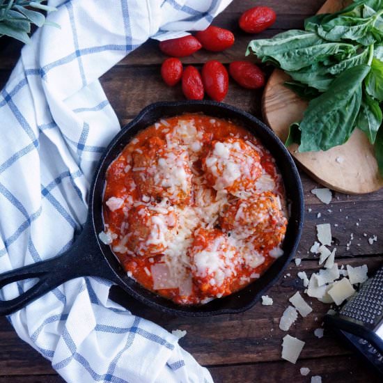 Turkey Meatballs with Marinara