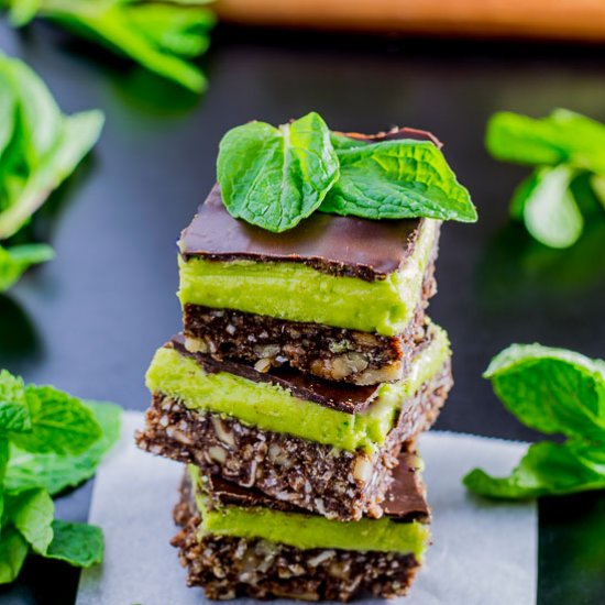 Mint Nanaimo Bars